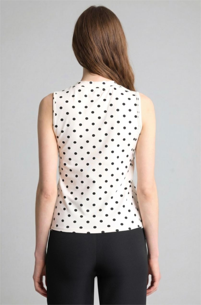 Kadın Ekru Slim Fit Kısa kollu Tunik