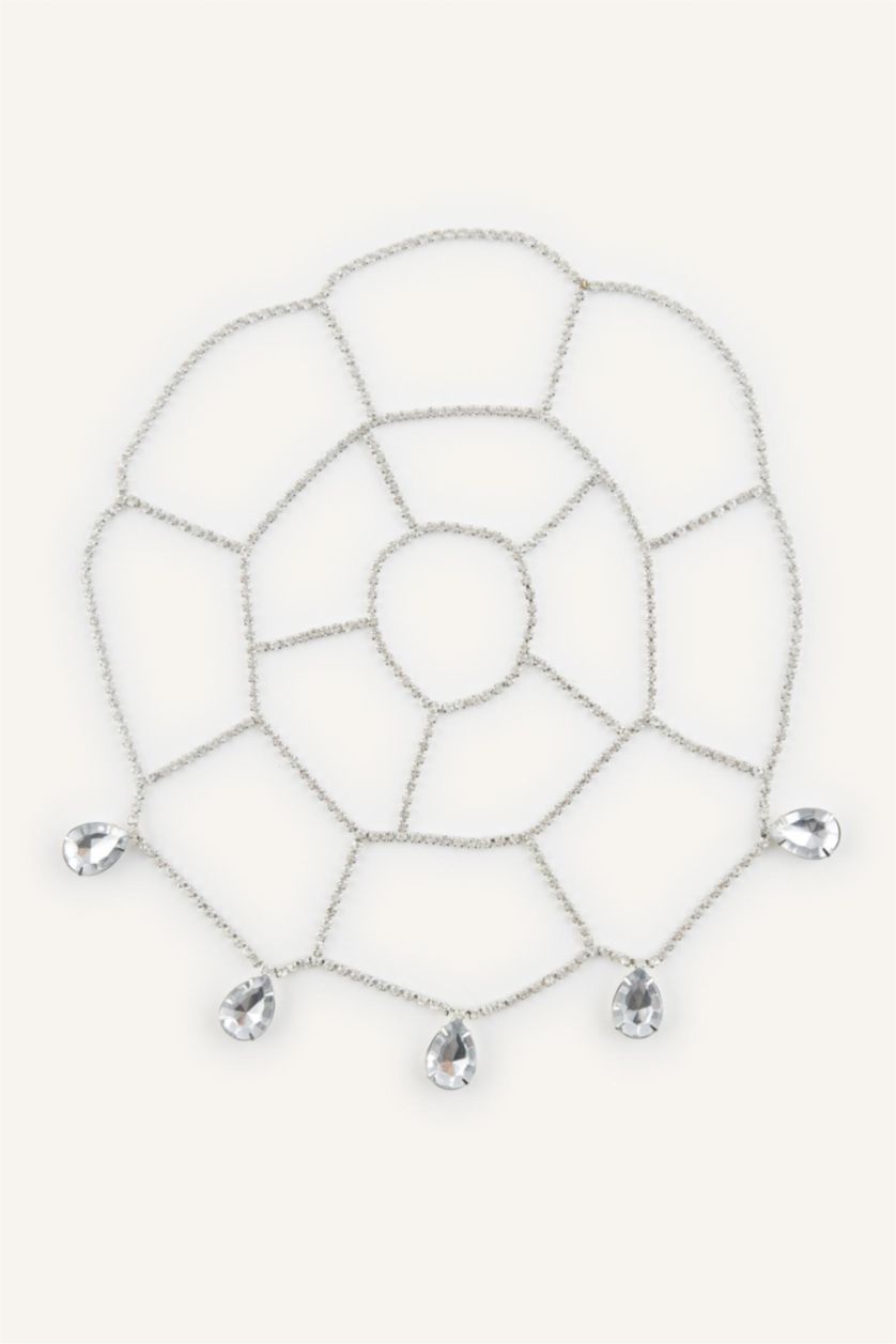 Women Gümüş Woman Silver Hair Accessory