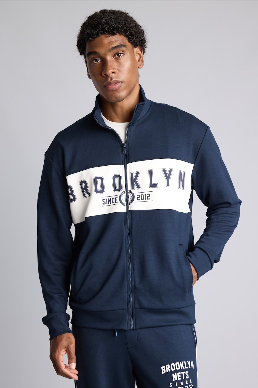 Men NAVY Standard Fit Cardigan