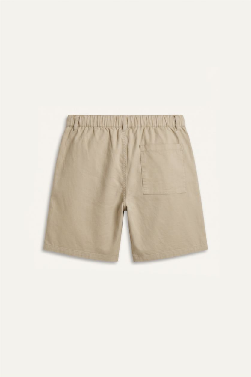 Erkek Taş Relaxed Fit Bermuda Şort