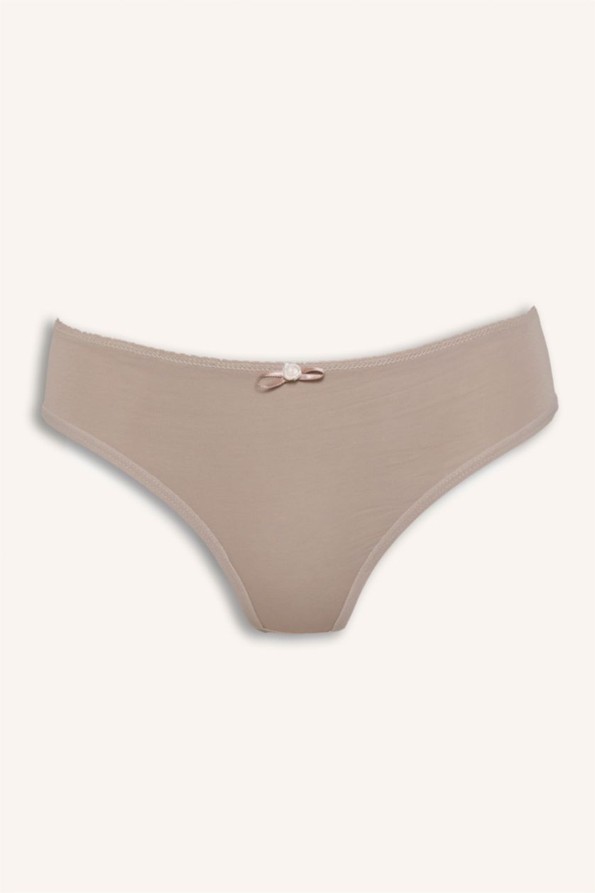 WOMAN Brown 5 Piece Panties Set