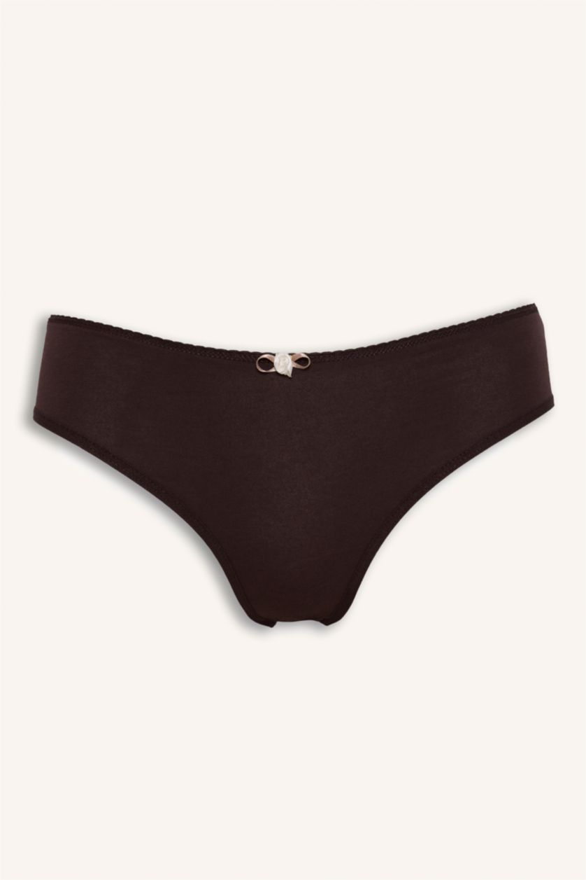 WOMAN Brown 5 Piece Panties Set