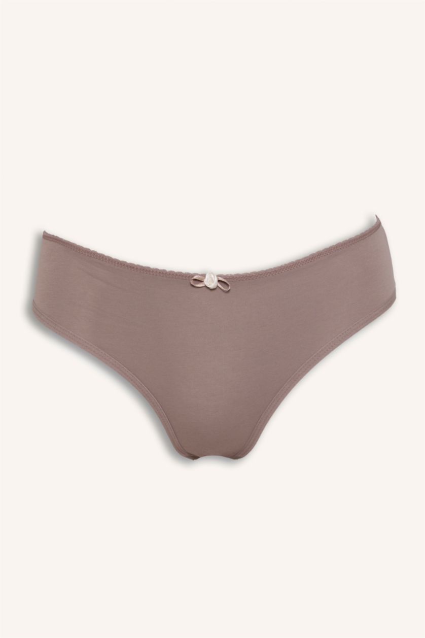 WOMAN Brown 5 Piece Panties Set