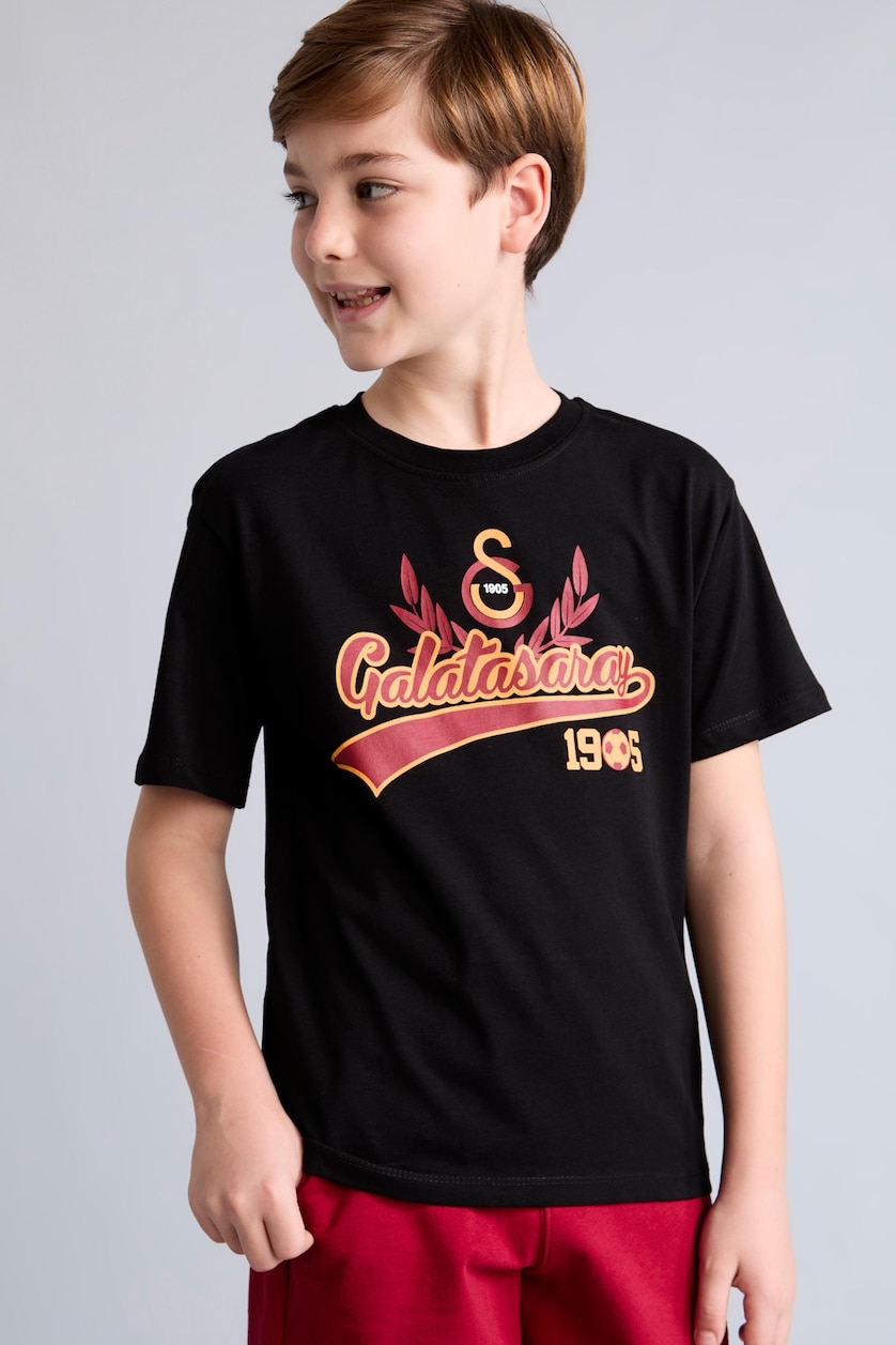Young Boys - Teen Boys Black Boy Regular Fit Short Sleeve T-Shirt