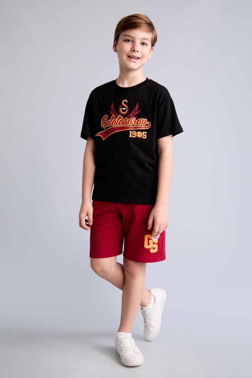 Young Boys - Teen Boys Black Boy Regular Fit Short Sleeve T-Shirt