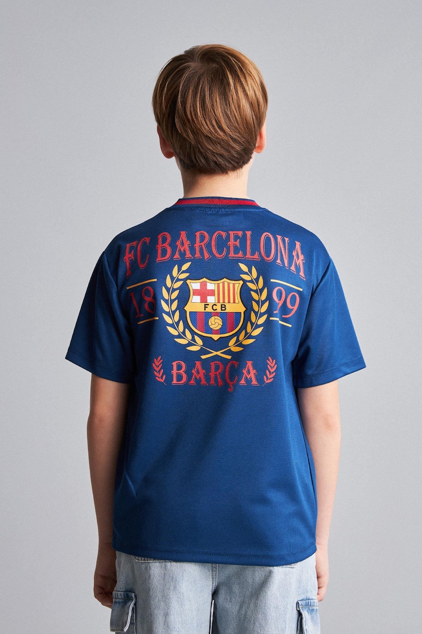 Young Boys - Teen Boys Indigo New Regular Fit Short Sleeve T-Shirt
