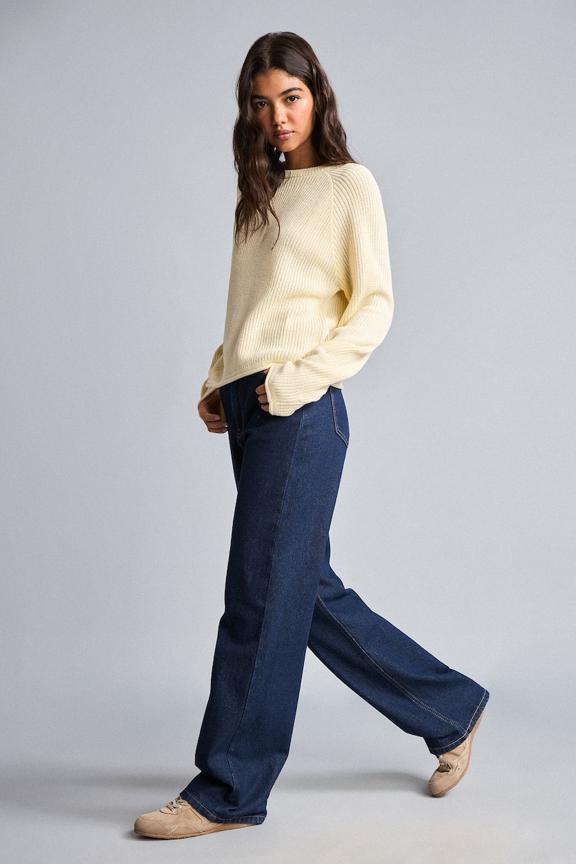 Women Blue Black Trousers