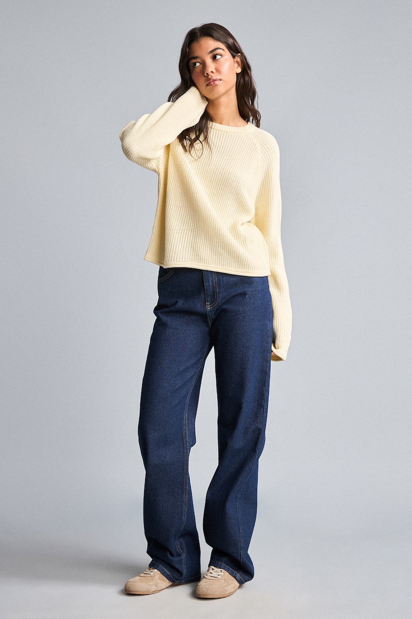 Women Blue Black Trousers