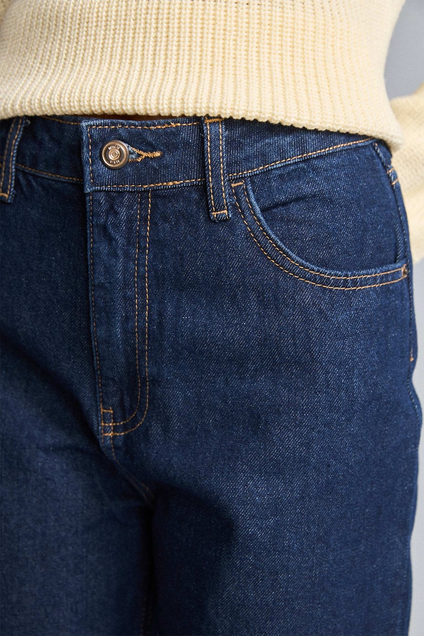 Women Blue Black Trousers