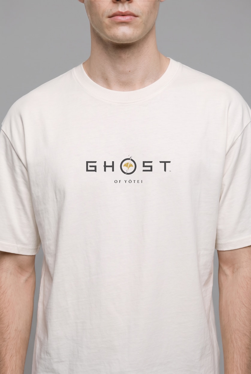MAN Ecru Boxy Fit Short Sleeve T-Shirt