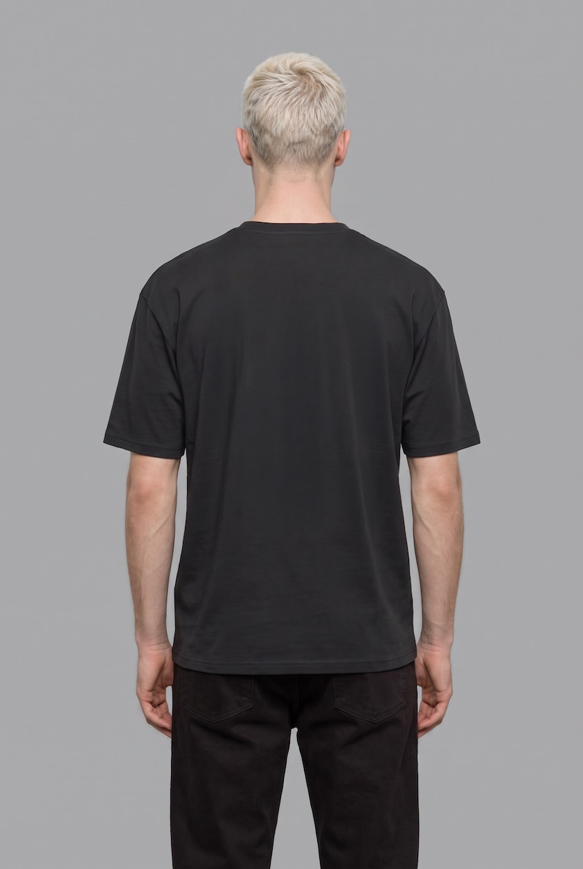MAN Anthracite Sony Ghost of Yotei Boxy Fit Printed T-Shirt