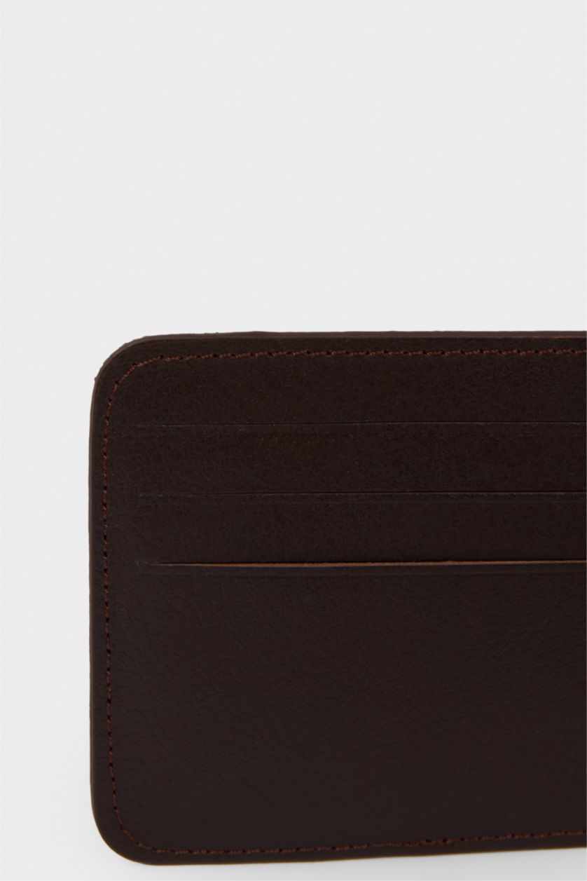 Erkek Kahve Erkek Deri Kartlık