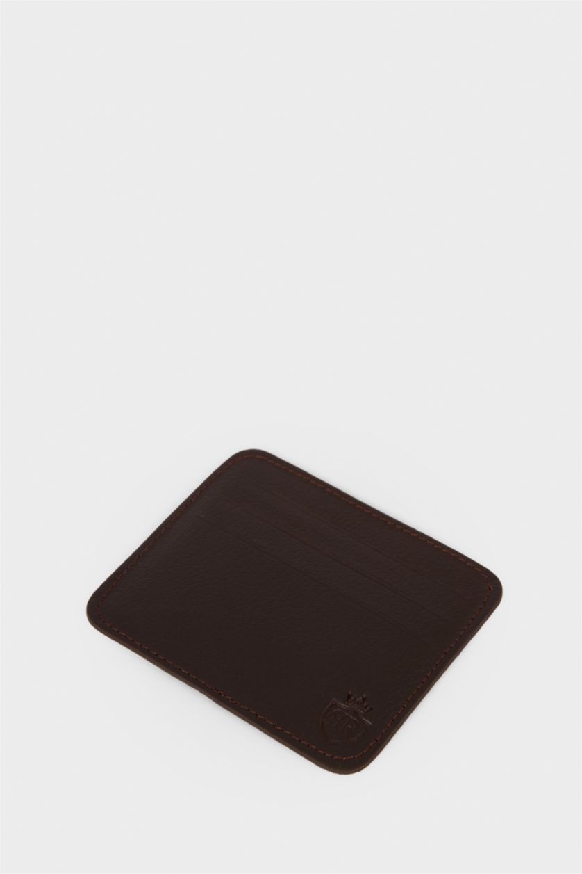Erkek Kahve Erkek Deri Kartlık
