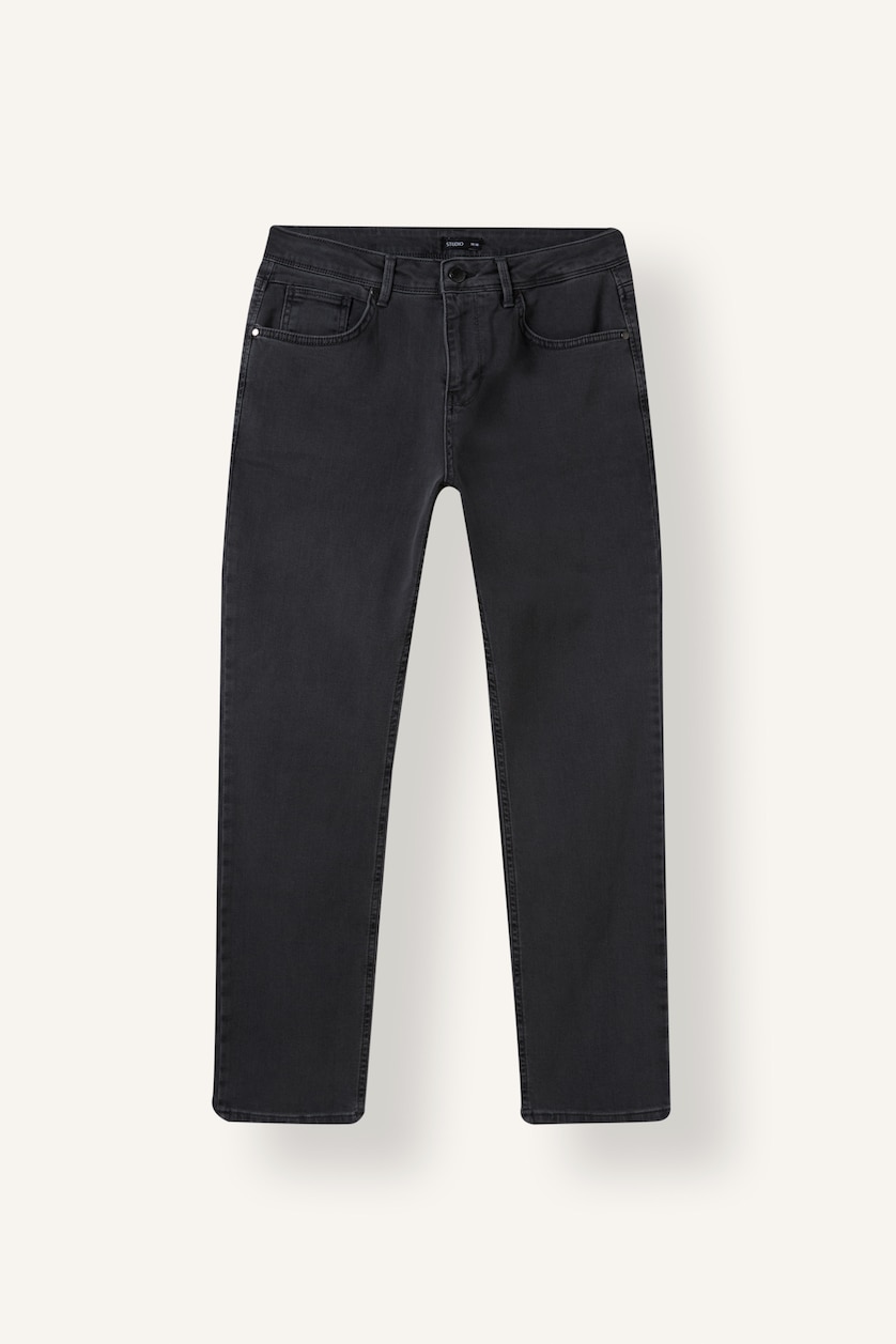 Erkek Gri Sergio Regular Fit Jean