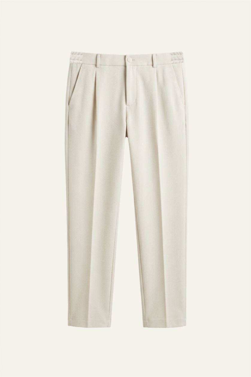 Men Stone Regular Fit Trousers