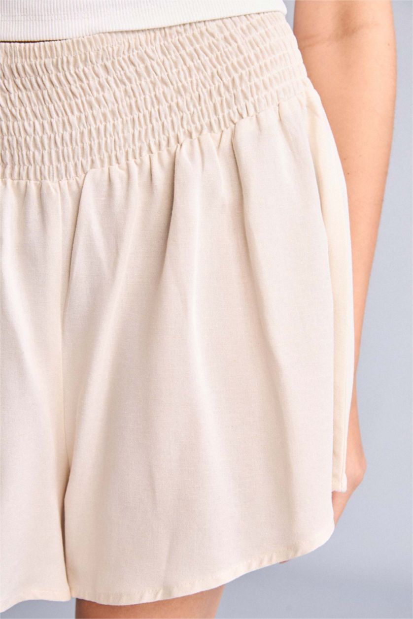 Women Sand Linen Blended