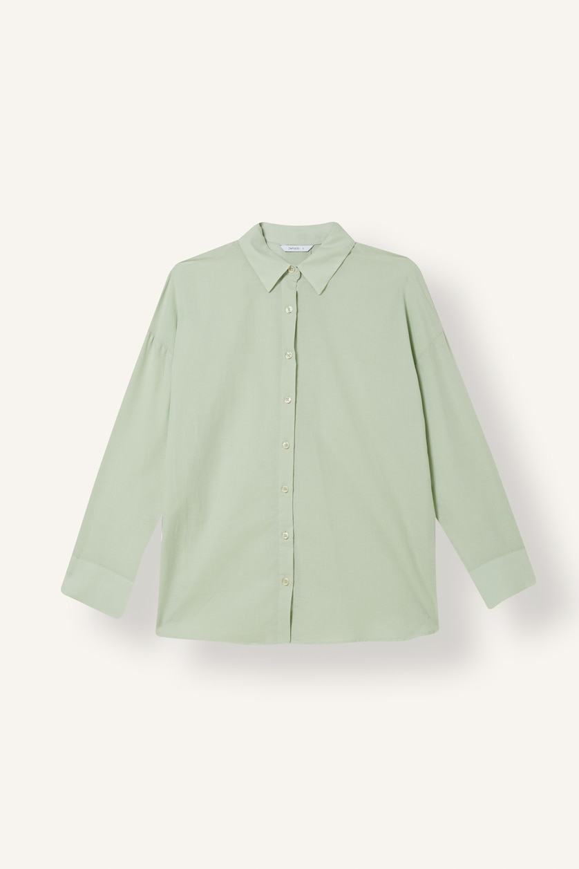 WOMAN Mint Regular Fit Voile Long Sleeve Tunic