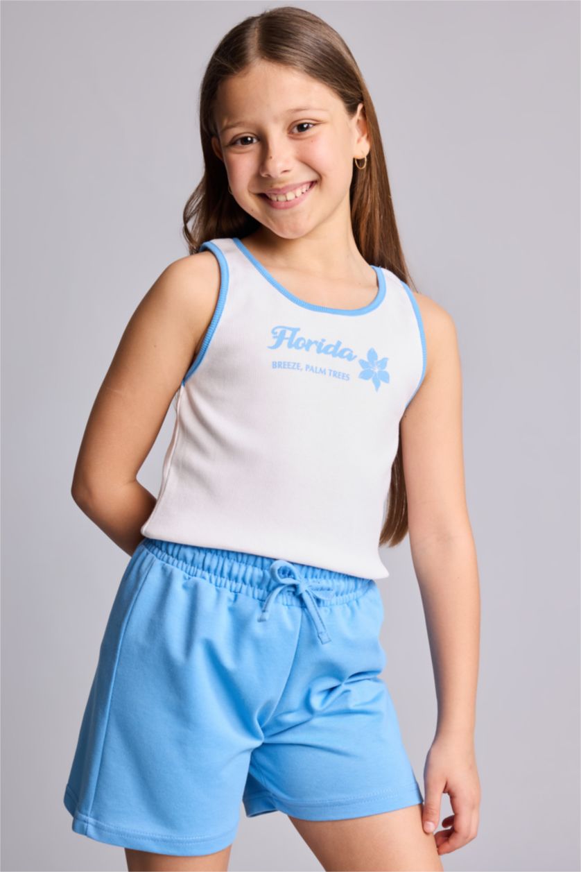 Young Girls - Teen Girls White 2 piece Slim Fit Set