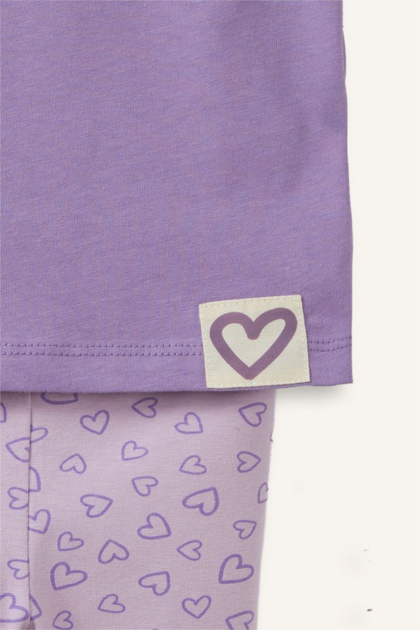 Baby Girls Lilac 2 piece Slim Fit Set