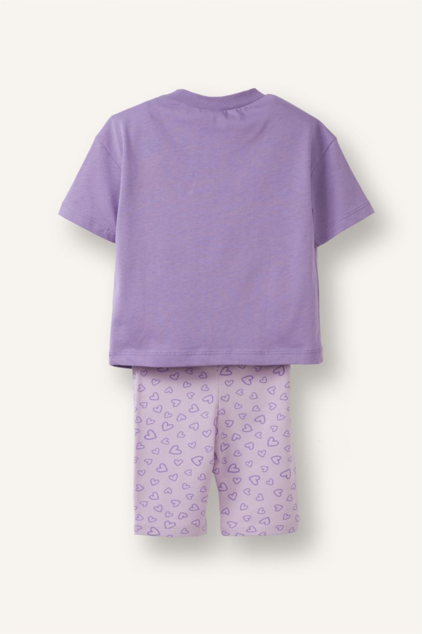 Baby Girls Lilac 2 piece Slim Fit Set