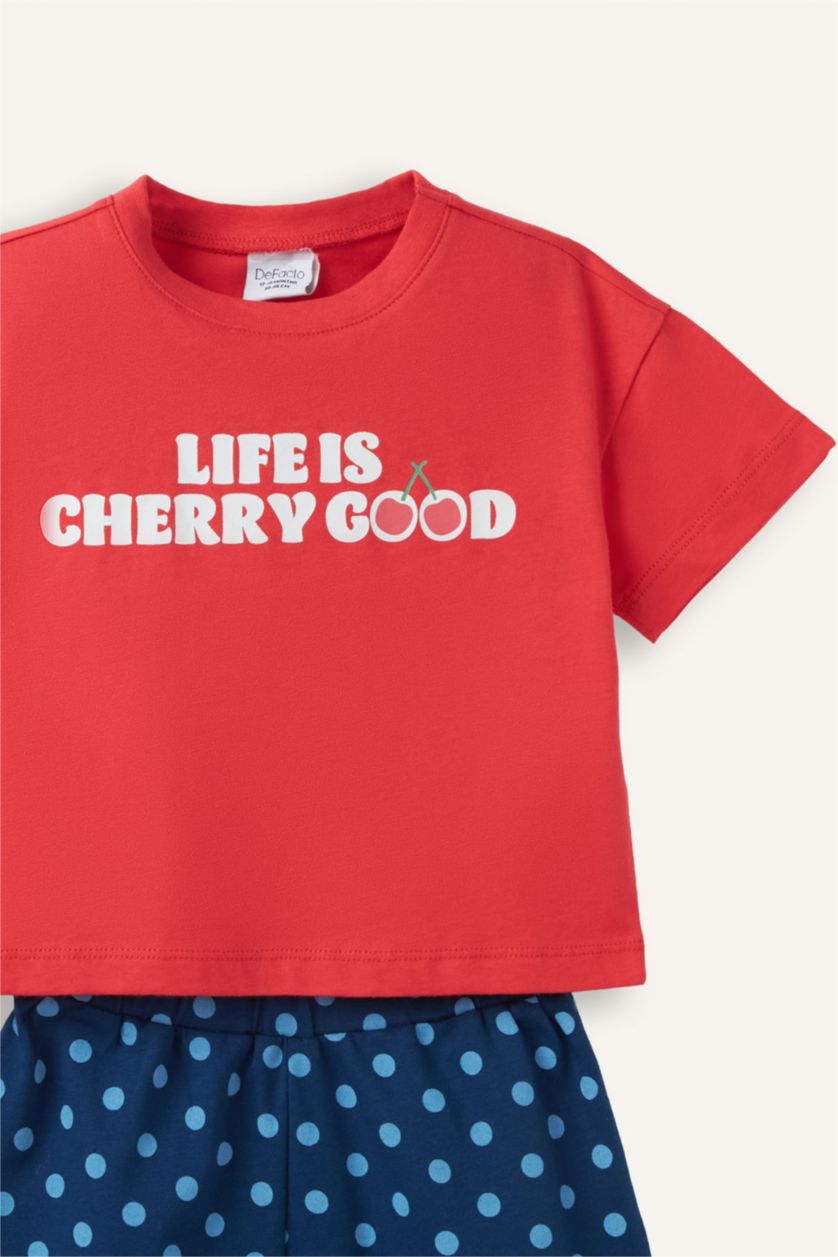 Baby Girls Coral 2 piece Relax Fit Set
