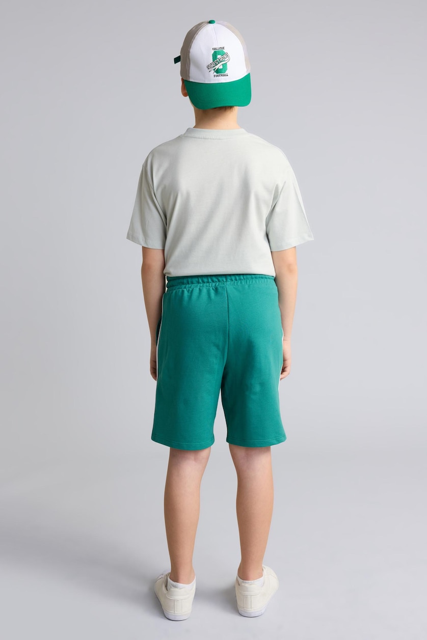 BOYS & TEENS Green Boy Regular Fit Shorts
