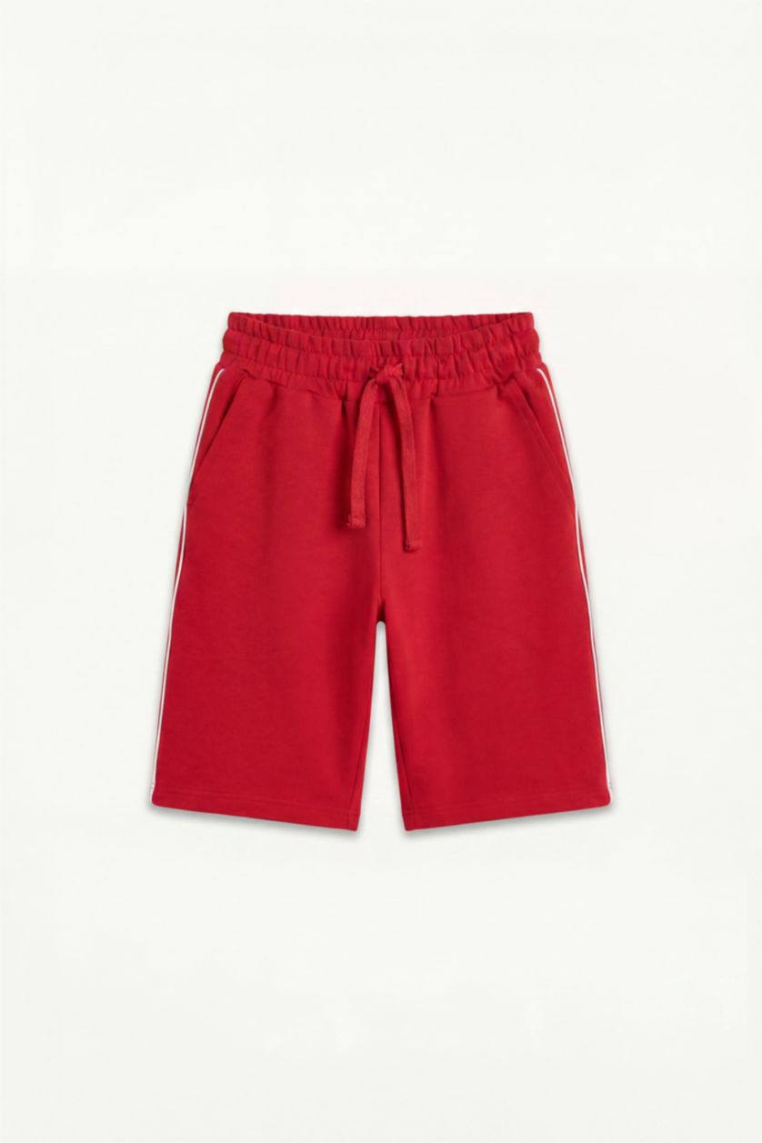 Young Boys - Teen Boys Red Regular Fit Shorts
