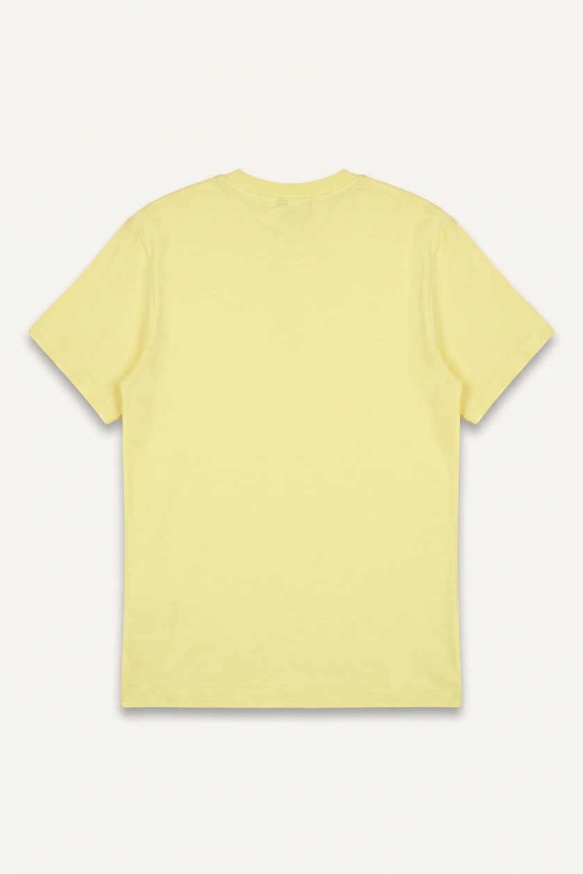 Young Boys - Teen Boys Yellow Boy 100% Cotton Super 1 Set Short Sleeve T-Shirt
