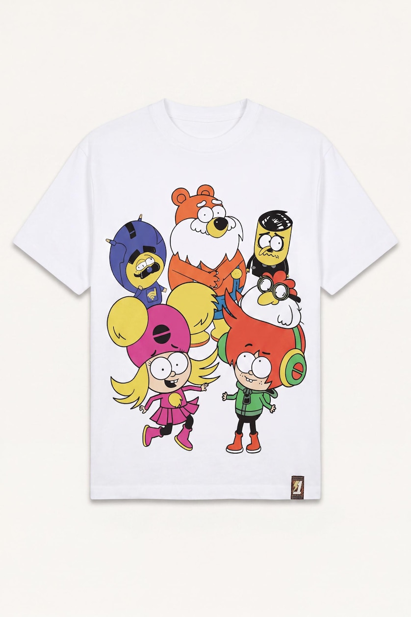 BOYS & TEENS White Boy 100% Cotton Super 1 Set T-Shirt
