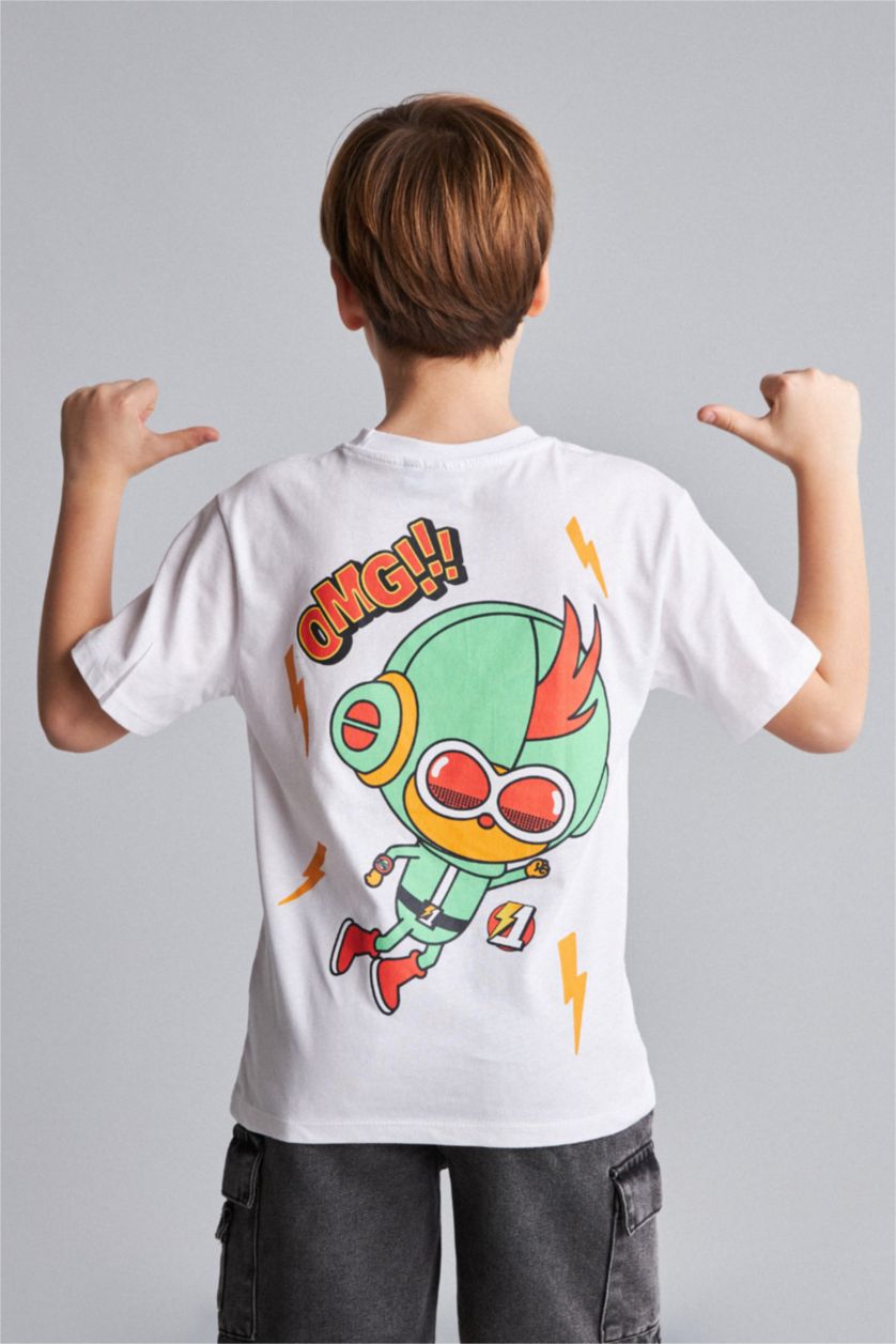 Young Boys - Teen Boys White New Regular Fit Short Sleeve T-Shirt