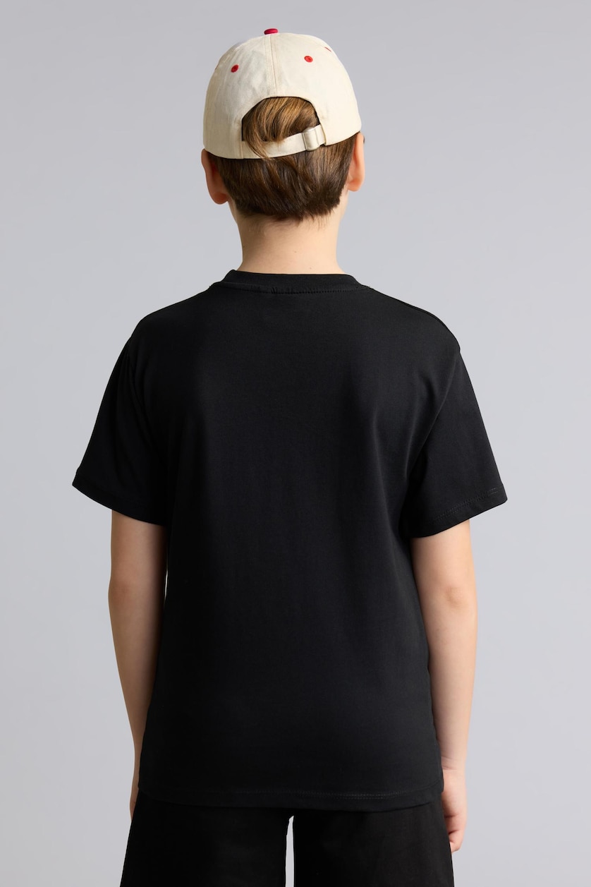 Young Boys - Teen Boys Black New Regular Fit Short Sleeve T-Shirt