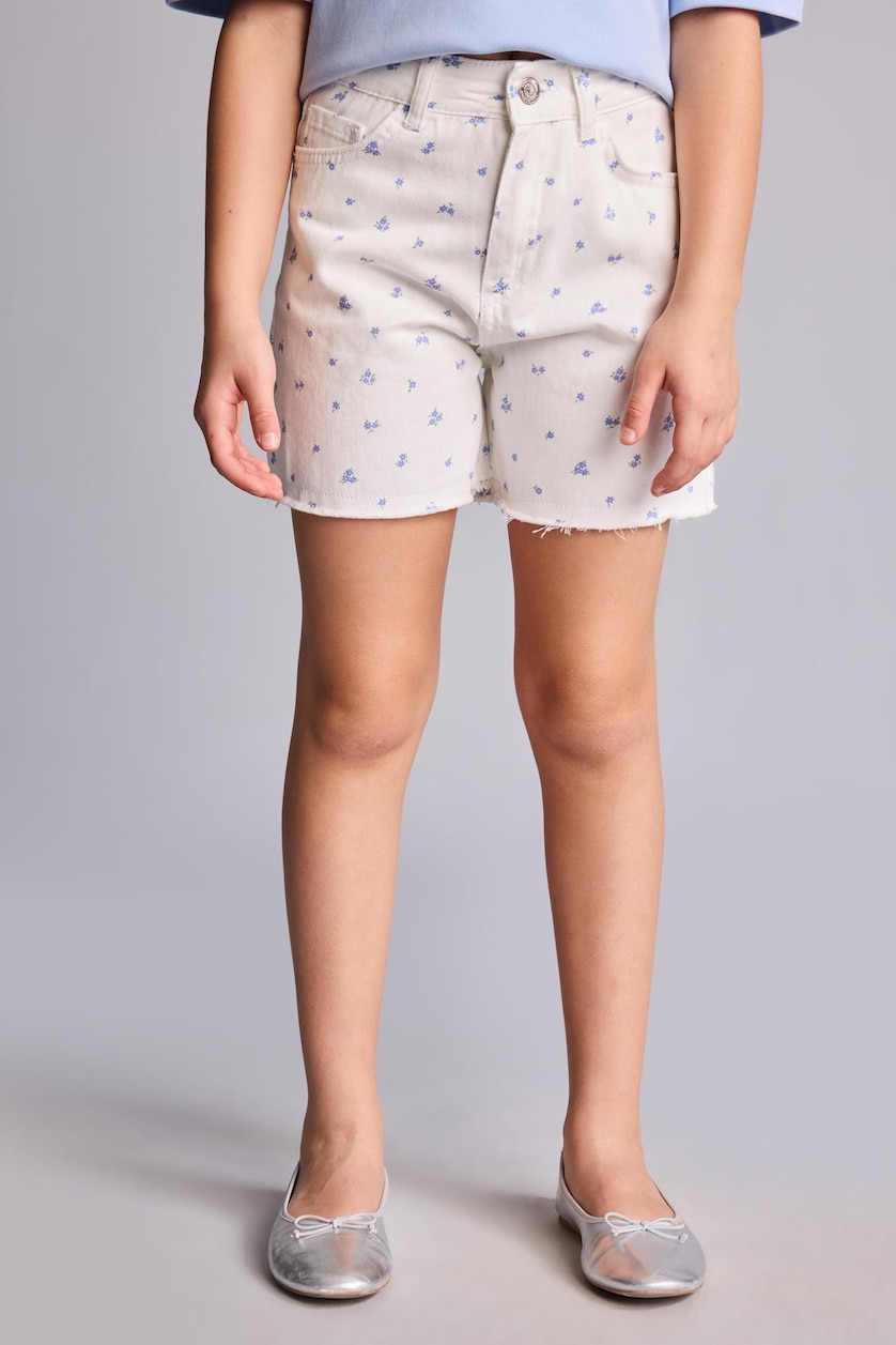 Young Girls - Teen Girls Ecru Girl Gabardine Shorts
