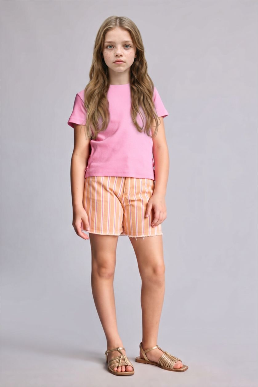 Young Girls - Teen Girls Orange Girl Shorts