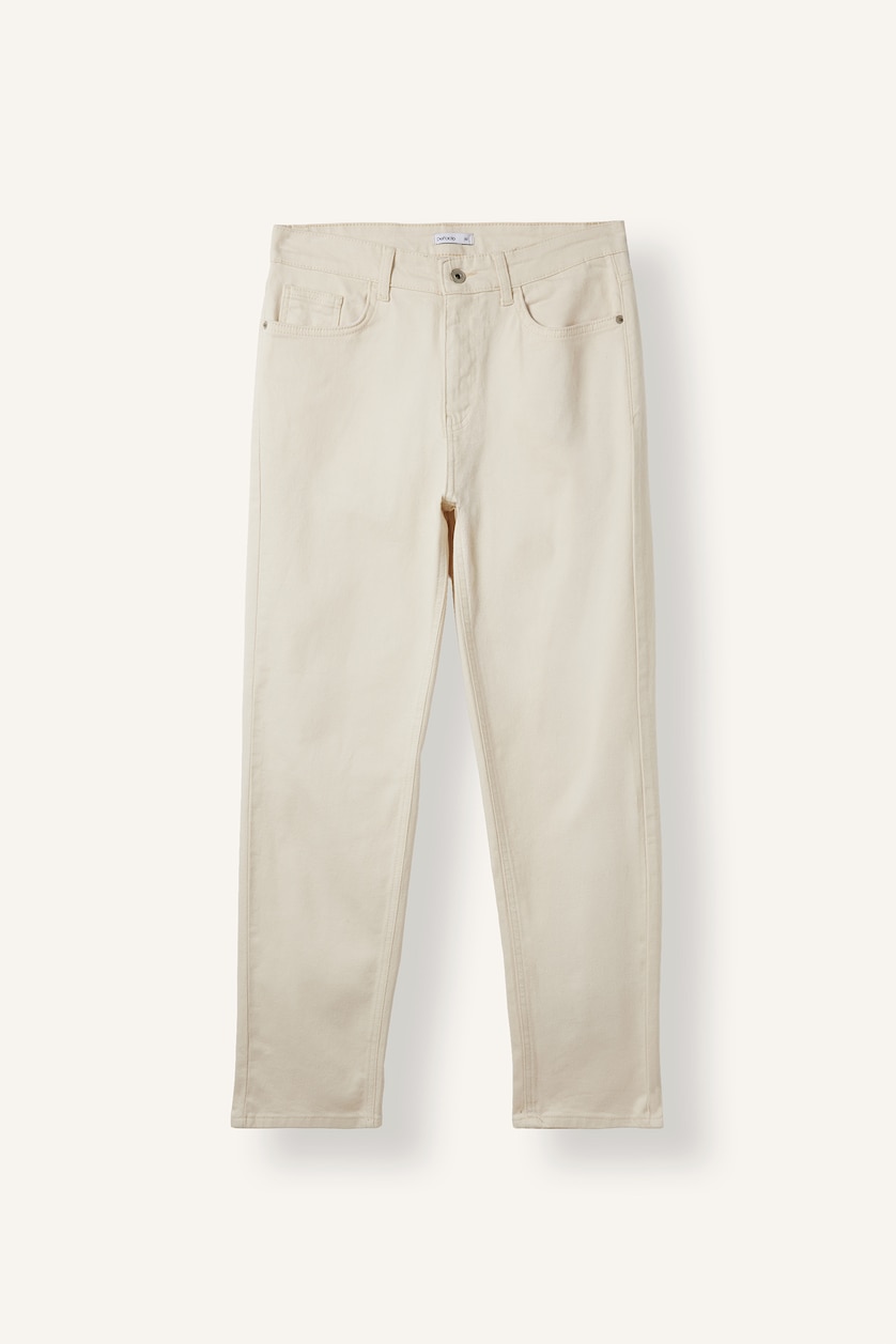 Erkek Taş Tapered Fit Normal Bel Pantolon
