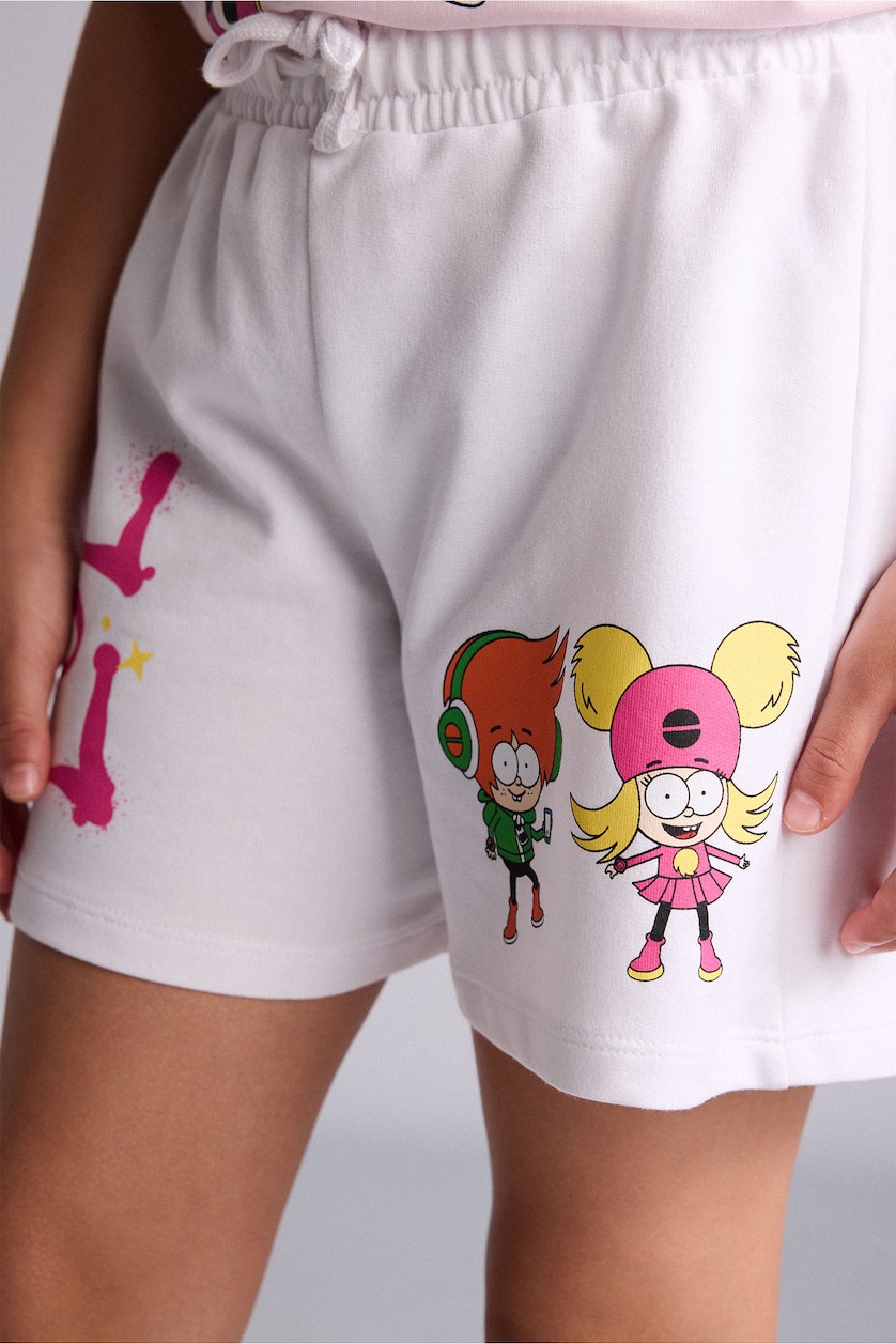 Young Girls - Teen Girls Violet Beyaz Girl 100% Cotton Super 1 Set Shorts