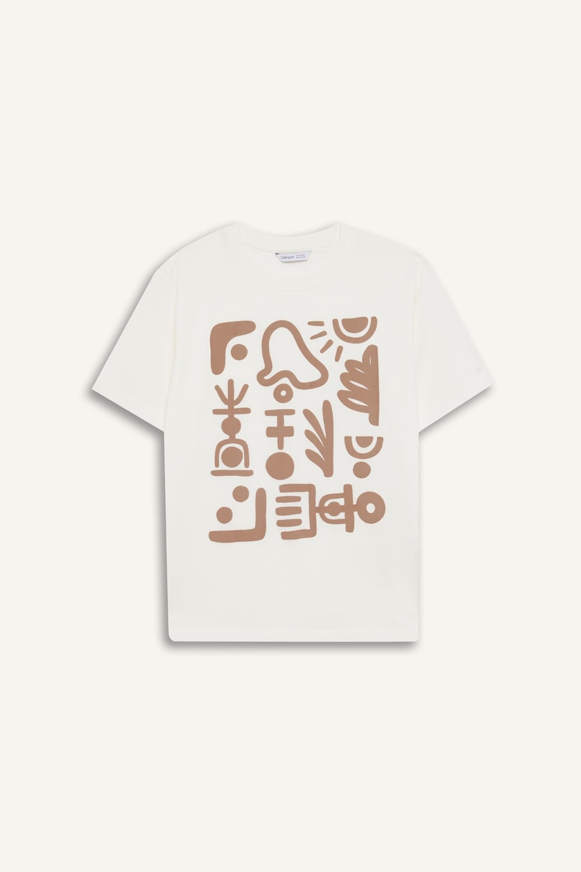 Young Boys - Teen Boys White New Regular Fit Short Sleeve T-Shirt