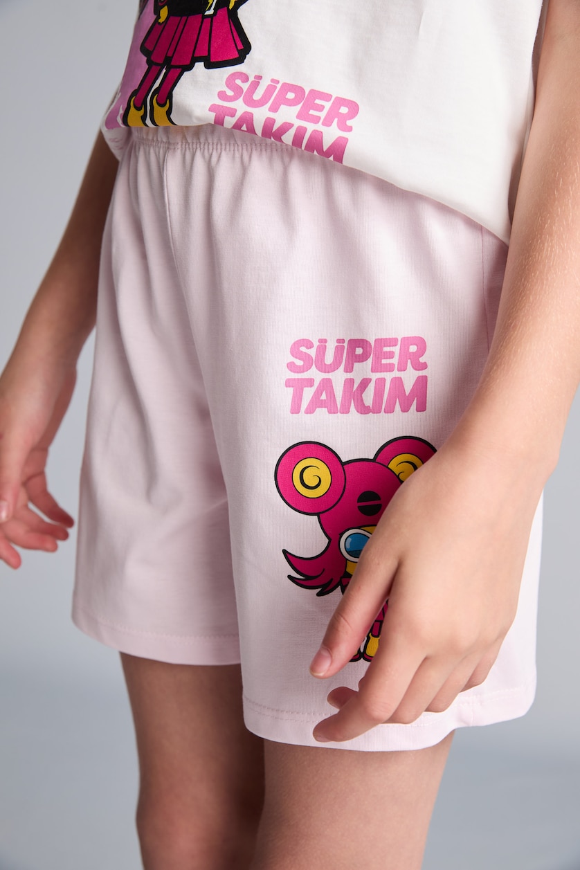 Young Girls - Teen Girls White 2 piece Knitted Pyjamas