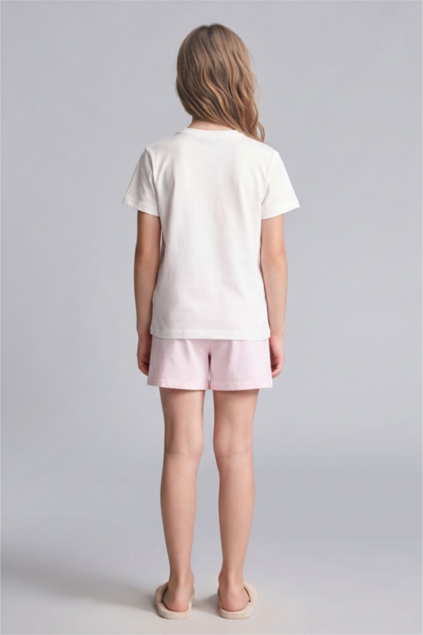 Young Girls - Teen Girls White 2 piece Knitted Pyjamas