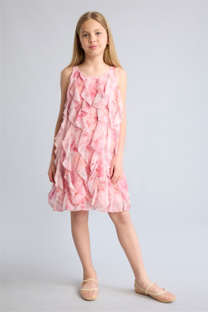 Young Girls - Teen Girls TEENY SHUFFLER - PINK TURTLE REG Strappy Woven Dress