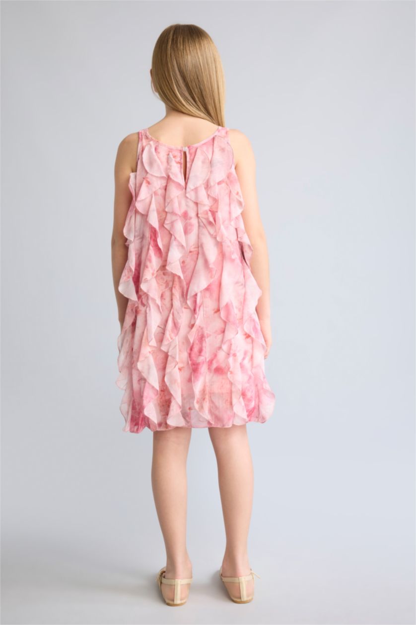 Young Girls - Teen Girls TEENY SHUFFLER - PINK TURTLE REG Strappy Woven Dress