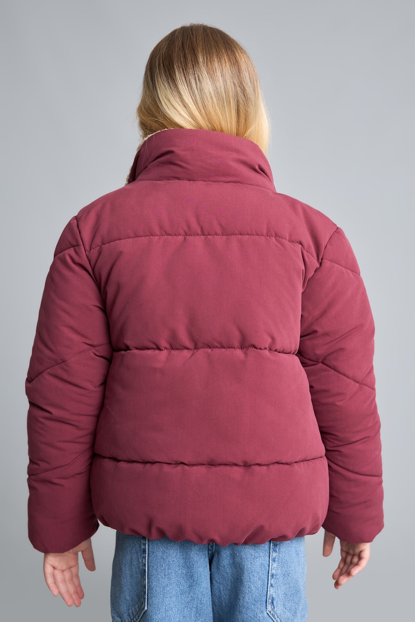 Young Girls - Teen Girls Bordeaux Girl Half Turtleneck Puffer Jacket