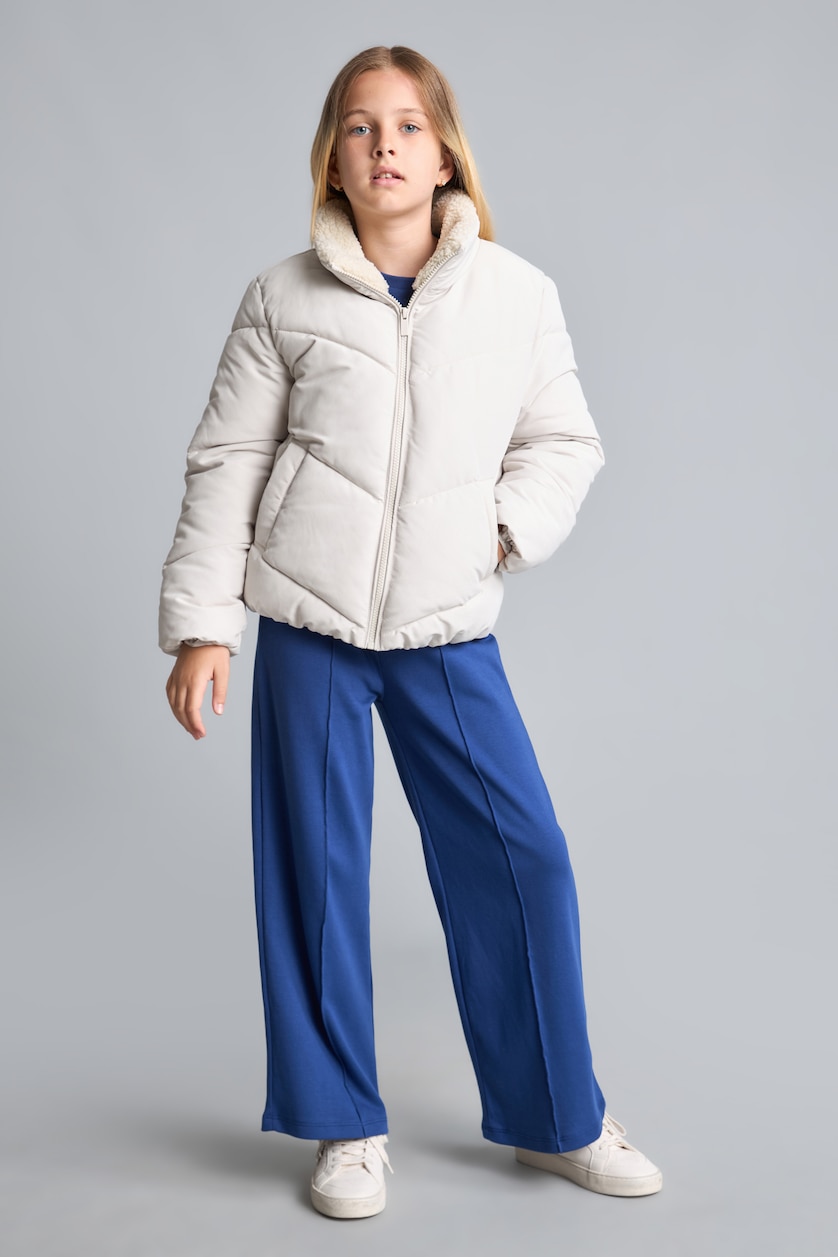 Young Girls - Teen Girls Stone Girl Half Turtleneck Puffer Jacket
