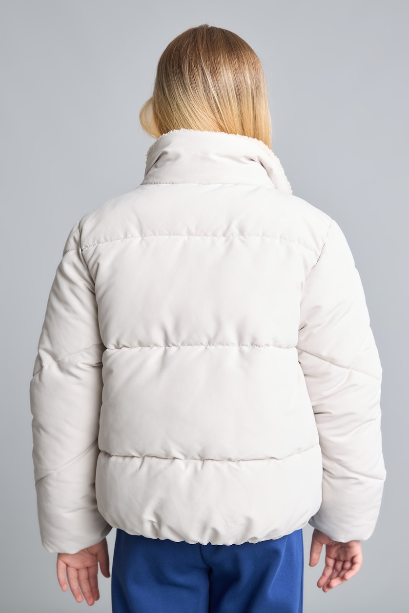 Young Girls - Teen Girls Stone Girl Half Turtleneck Puffer Jacket