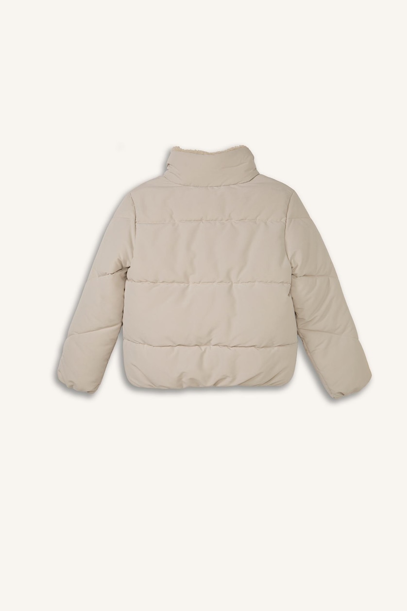 Young Girls - Teen Girls Stone Girl Half Turtleneck Puffer Jacket
