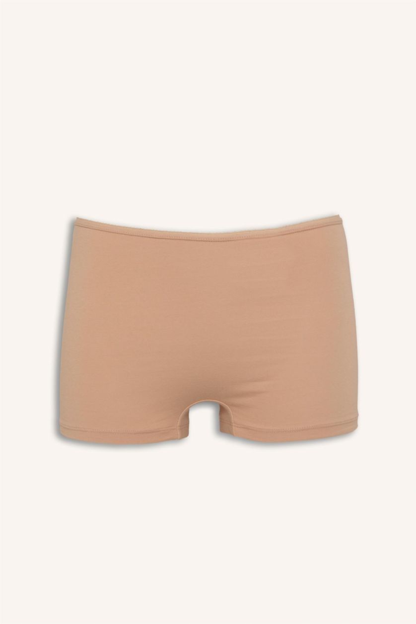 Kadın Açık Kahve 2'li Boxer Set