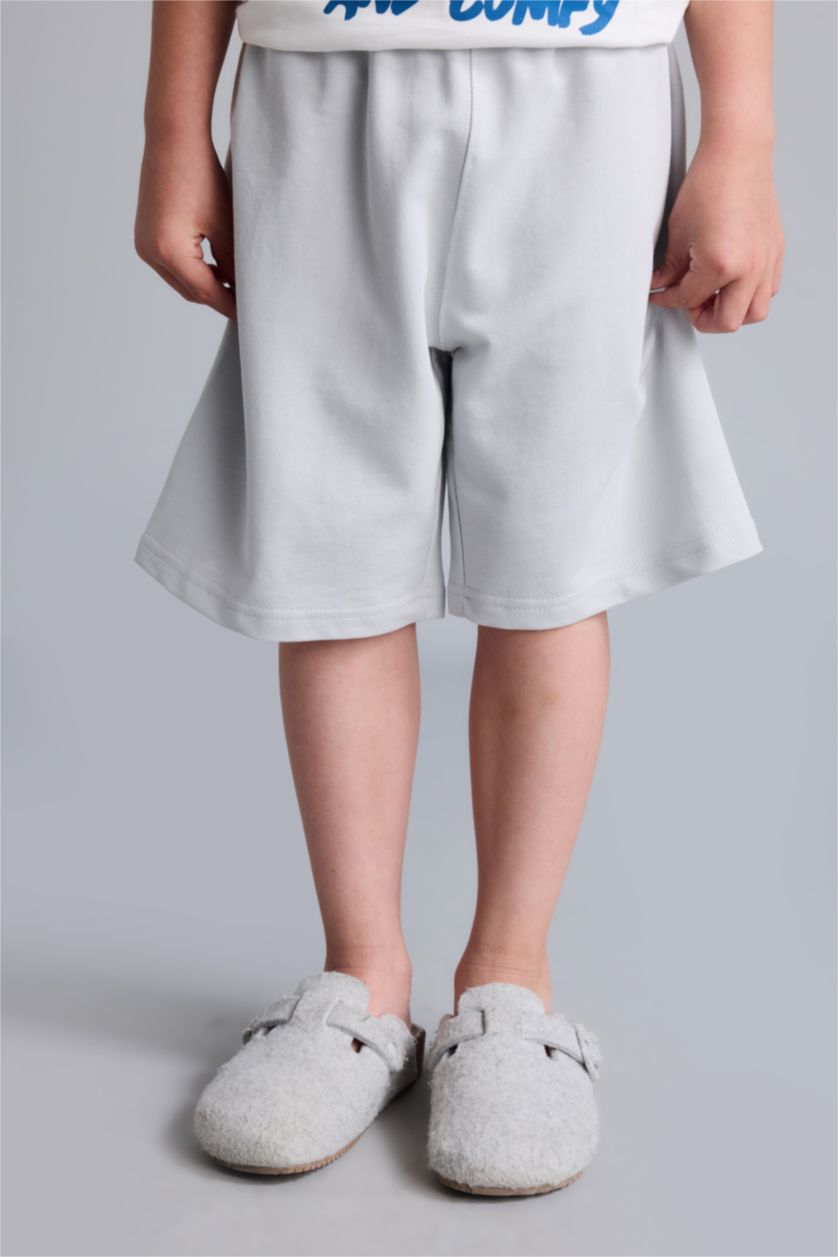 Young Boys - Teen Boys Ecru 2 piece Regular Fit Printed Knitted Pyjamas