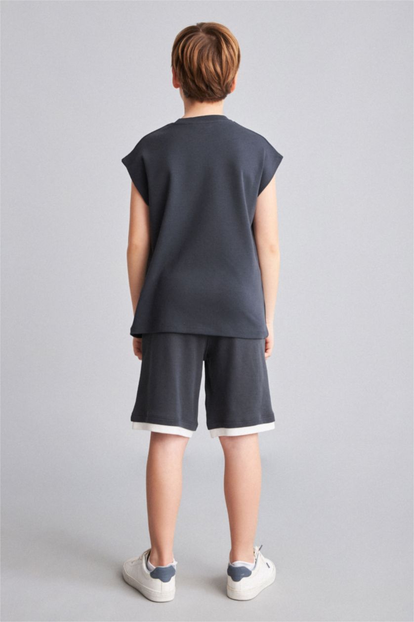 Young Boys - Teen Boys Anthracite Boy Oversize Fit Tank Top