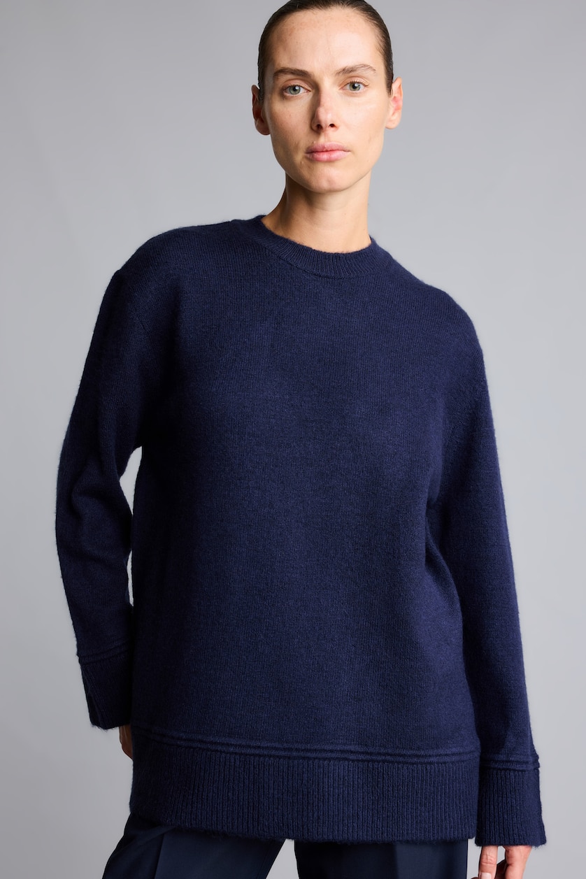 WOMAN Light Indigo Loose Fit Knitwear Tunic