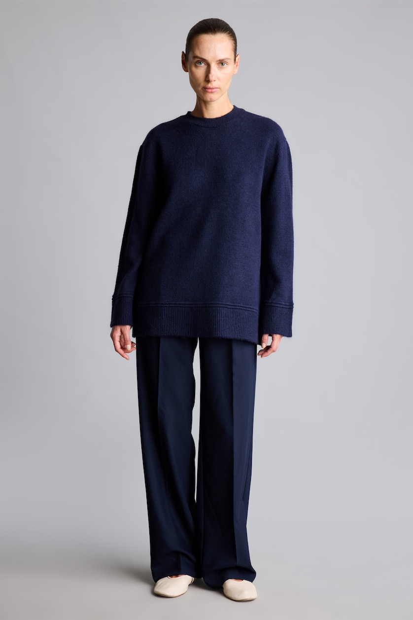 WOMAN Light Indigo Loose Fit Knitwear Tunic