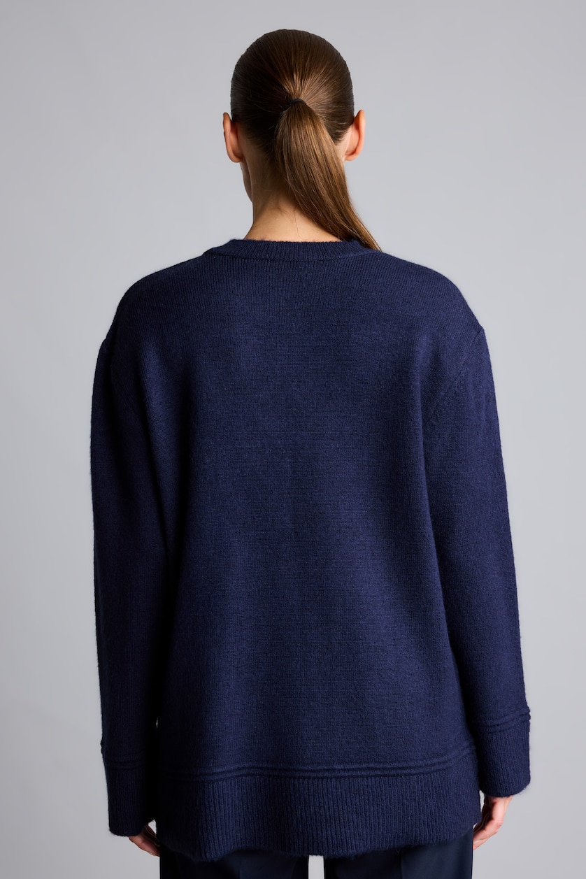 WOMAN Light Indigo Loose Fit Knitwear Tunic